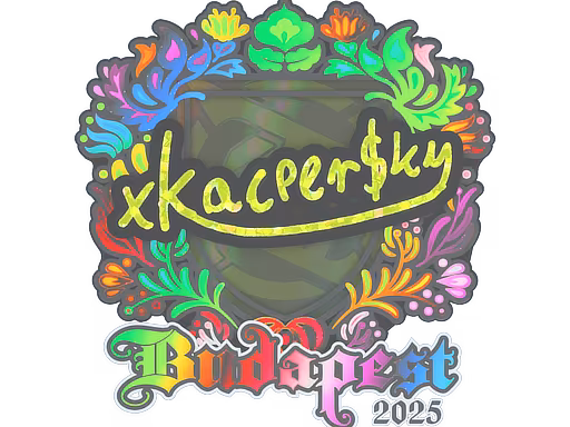 Sticker xKacpersky (Holo) | Budapest 2025 - Preço e onde comprar no CS2