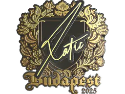 Sticker XotiC (Gold) | Budapest 2025 - Preço e onde comprar no CS2