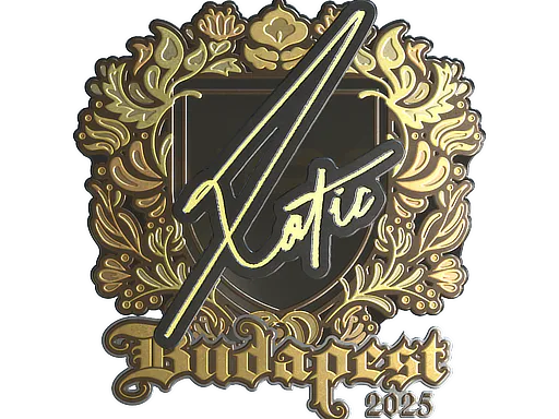 Sticker XotiC (Gold) | Budapest 2025 - Preço e onde comprar no CS2