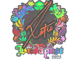 Sticker XotiC (Holo) | Budapest 2025 - Preço e onde comprar no CS2