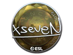 Sticker xseveN (Foil) | Katowice 2019 - Preço e onde comprar no CS2