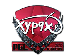Sticker Xyp9x (Foil) | Krakow 2017 - Preço e onde comprar no CS2