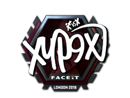 Sticker Xyp9x (Foil) | London 2018 - Preço e onde comprar no CS2