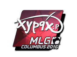Sticker Xyp9x (Foil) | MLG Columbus 2016 - Preço e onde comprar no CS2