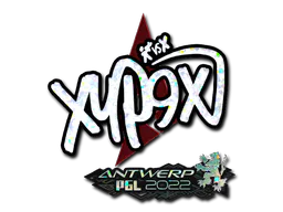 Sticker Xyp9x (Glitter) | Antwerp 2022 - Preço e onde comprar no CS2