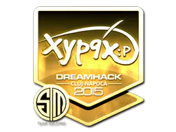 Sticker Xyp9x (Gold) | Cluj-Napoca 2015 - Preço e onde comprar no CS2