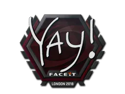 Sticker yay | London 2018 - Preço e onde comprar no CS2