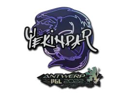 Sticker YEKINDAR | Antwerp 2022 - Preço e onde comprar no CS2