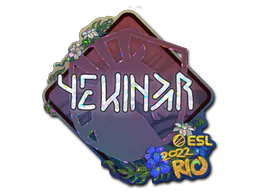 Sticker YEKINDAR (Glitter) | Rio 2022 - Preço e onde comprar no CS2