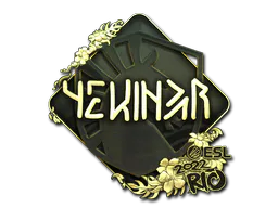 Sticker YEKINDAR (Gold) | Rio 2022 - Preço e onde comprar no CS2