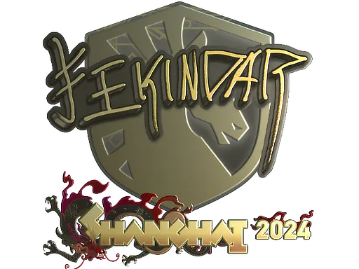 Sticker YEKINDAR (Gold) | Shanghai 2024 - Preço e onde comprar no CS2