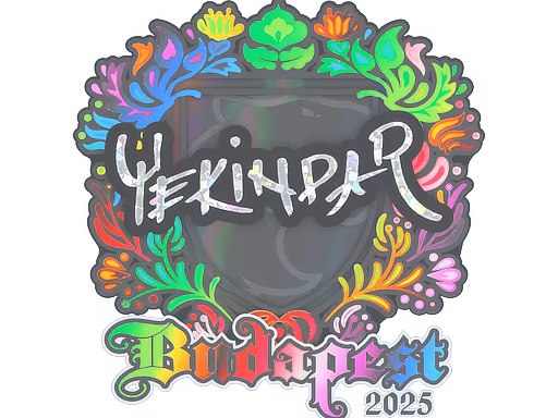 Sticker YEKINDAR (Holo) | Budapest 2025 - Preço e onde comprar no CS2