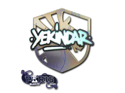 Sticker YEKINDAR (Holo) | Paris 2023 - Preço e onde comprar no CS2