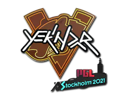 Sticker YEKINDAR | Stockholm 2021 - Preço e onde comprar no CS2