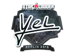Sticker yel (Foil) | Berlin 2019 - Preço e onde comprar no CS2