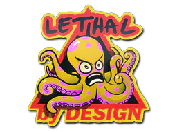 Sticker Yellow Lethal - Preço e onde comprar no CS2