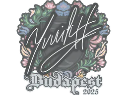 Sticker yuurih | Budapest 2025 - Preço e onde comprar no CS2