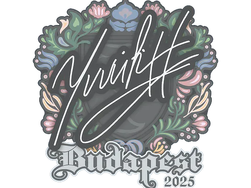 Sticker yuurih | Budapest 2025 - Preço e onde comprar no CS2