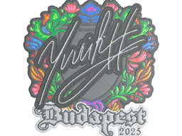 Sticker yuurih (Embroidered) | Budapest 2025 - Preço e onde comprar no CS2