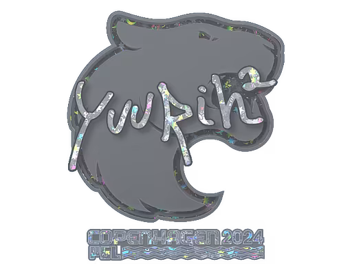 Sticker yuurih (Glitter) | Copenhagen 2024 - Preço e onde comprar no CS2