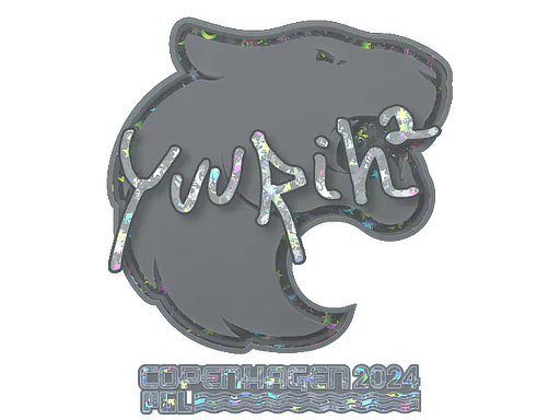 Sticker yuurih (Glitter) | Copenhagen 2024 - Preço e onde comprar no CS2