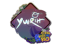 Sticker yuurih (Glitter) | Rio 2022 - Preço e onde comprar no CS2