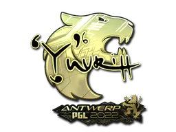 Sticker yuurih (Gold) | Antwerp 2022 - Preço e onde comprar no CS2