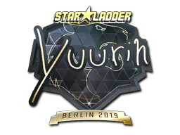 Sticker yuurih (Gold) | Berlin 2019 - Preço e onde comprar no CS2