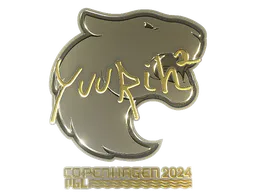 Sticker yuurih (Gold) | Copenhagen 2024 - Preço e onde comprar no CS2