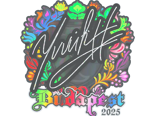 Sticker yuurih (Holo) | Budapest 2025 - Preço e onde comprar no CS2