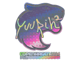 Sticker yuurih (Holo) | Copenhagen 2024 - Preço e onde comprar no CS2