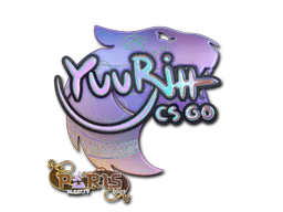 Sticker yuurih (Holo) | Paris 2023 - Preço e onde comprar no CS2
