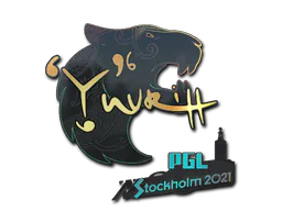 Sticker yuurih (Holo) | Stockholm 2021 - Preço e onde comprar no CS2