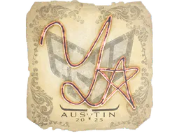 Sticker yxngstxr | Austin 2025 - Preço e onde comprar no CS2