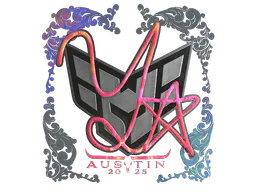 Sticker yxngstxr (Holo) | Austin 2025 - Preço e onde comprar no CS2