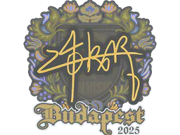 Sticker z4KR | Budapest 2025 - Preço e onde comprar no CS2