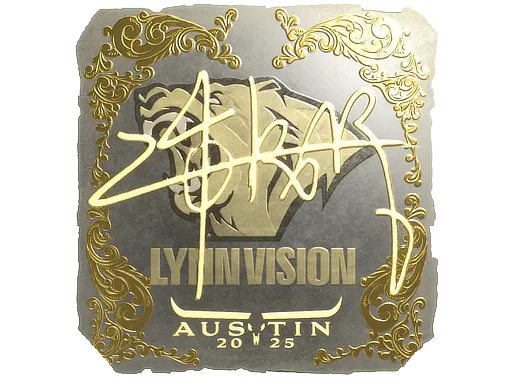 Sticker z4KR (Gold) | Austin 2025 - Preço e onde comprar no CS2