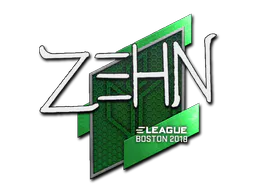 Sticker zehN | Boston 2018 - Preço e onde comprar no CS2