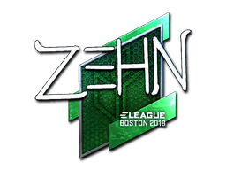 Sticker zehN (Foil) | Boston 2018 - Preço e onde comprar no CS2