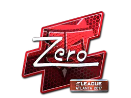 Sticker Zero (Foil) | Atlanta 2017 - Preço e onde comprar no CS2