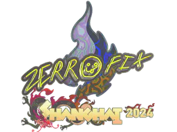 Sticker zeRRoFIX (Holo) | Shanghai 2024 - Preço e onde comprar no CS2