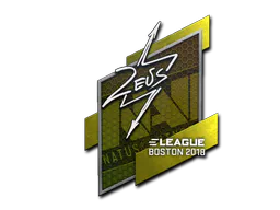 Sticker Zeus | Boston 2018 - Preço e onde comprar no CS2