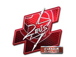 Sticker Zeus (Foil) | Atlanta 2017 - Preço e onde comprar no CS2