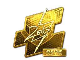 Sticker Zeus (Gold) | Atlanta 2017 - Preço e onde comprar no CS2
