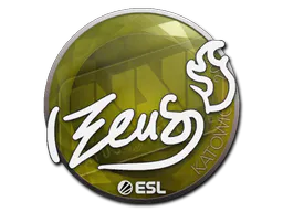 Sticker Zeus | Katowice 2019 - Preço e onde comprar no CS2