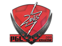Sticker Zeus | Krakow 2017 - Preço e onde comprar no CS2
