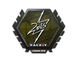 Sticker Zeus | London 2018 - Preço e onde comprar no CS2