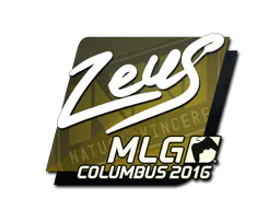 Sticker Zeus | MLG Columbus 2016 - Preço e onde comprar no CS2