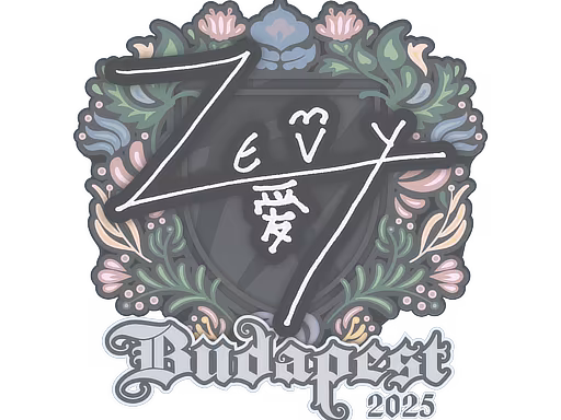 Sticker zevy | Budapest 2025 - Preço e onde comprar no CS2