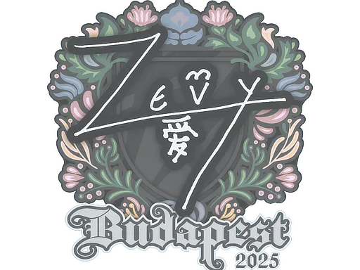 Sticker zevy | Budapest 2025 - Preço e onde comprar no CS2